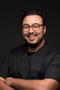 Portrait corporate homme en studio